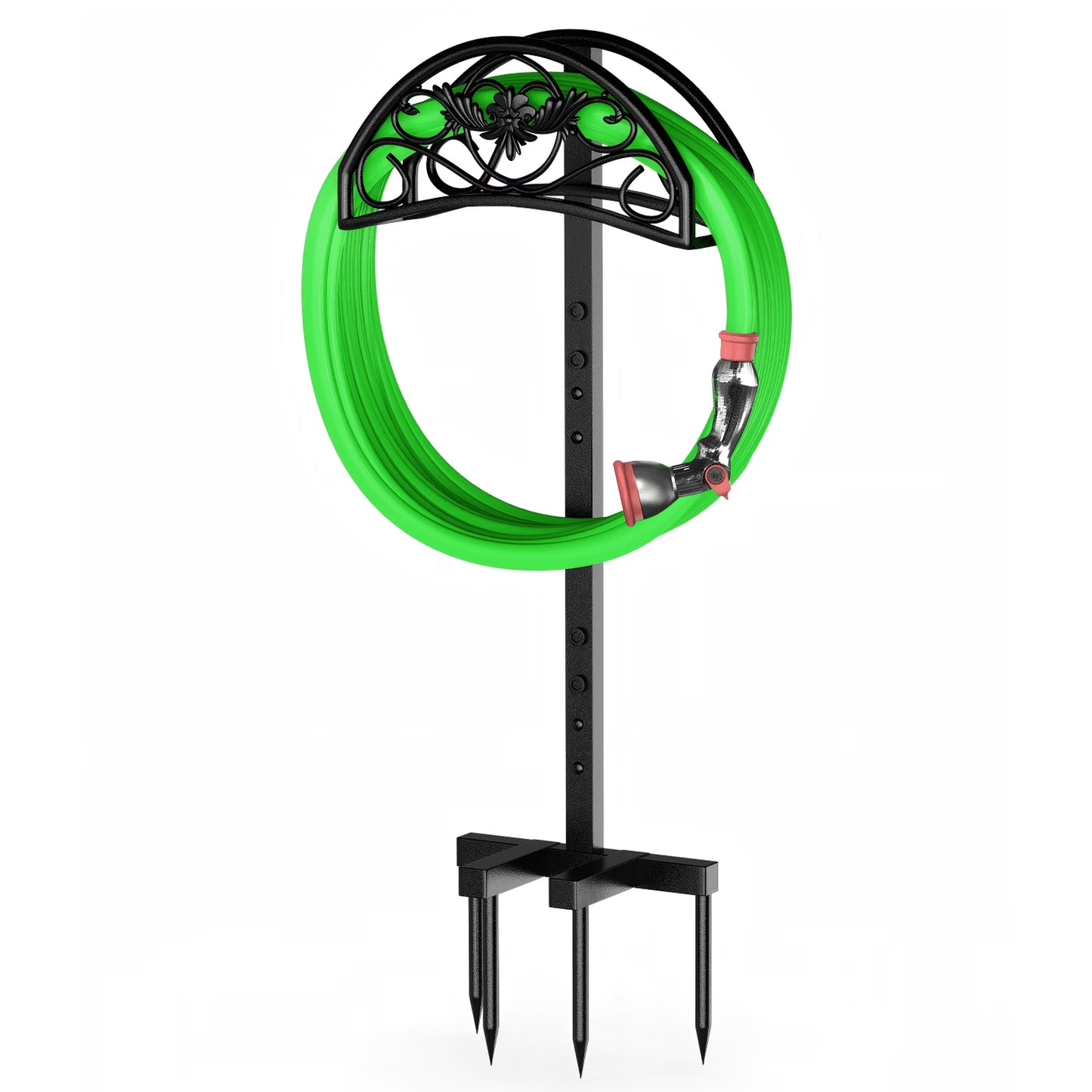 Garden Hose Holder, Freestanding Hose Holder, Detachable Water Hose Holder Holds for Yard & Farm